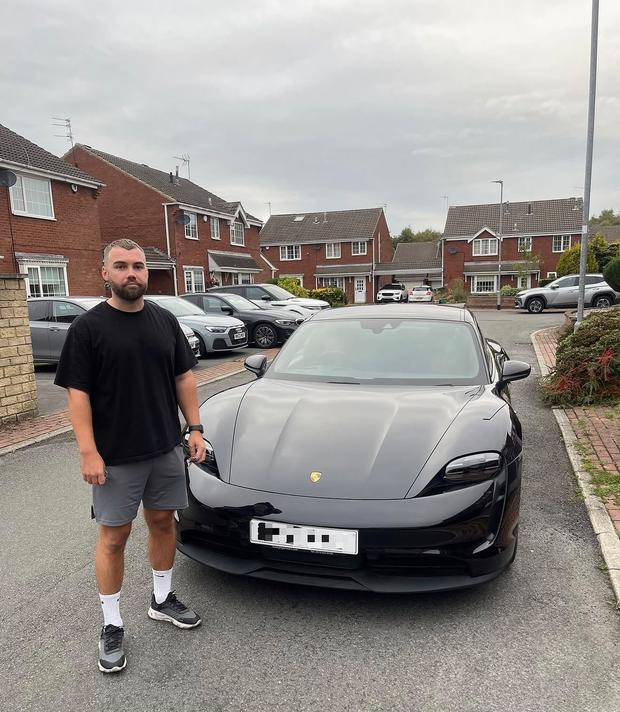 Customer collecting their new car from Players Cars