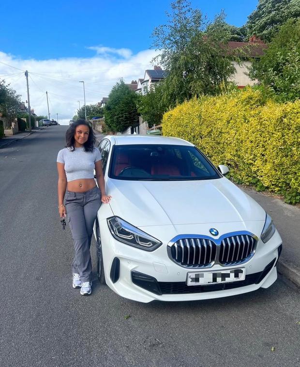 Customer collecting their new car from Players Cars