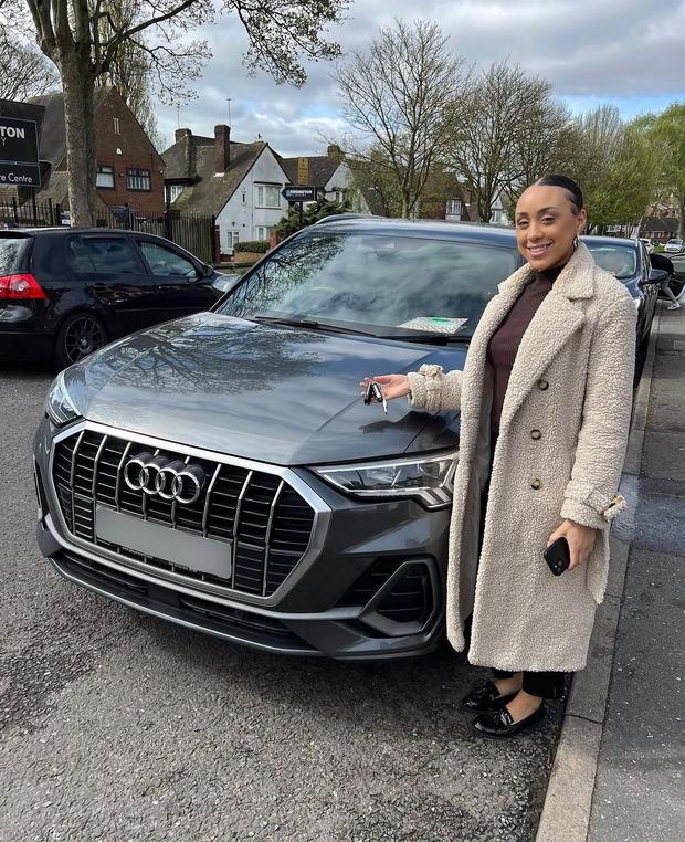Customer collecting their new car from Players Cars