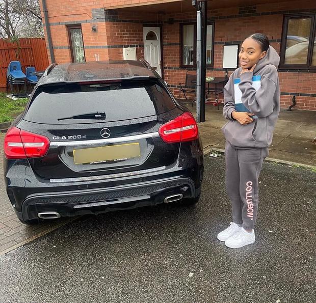 Customer collecting their new car from Players Cars